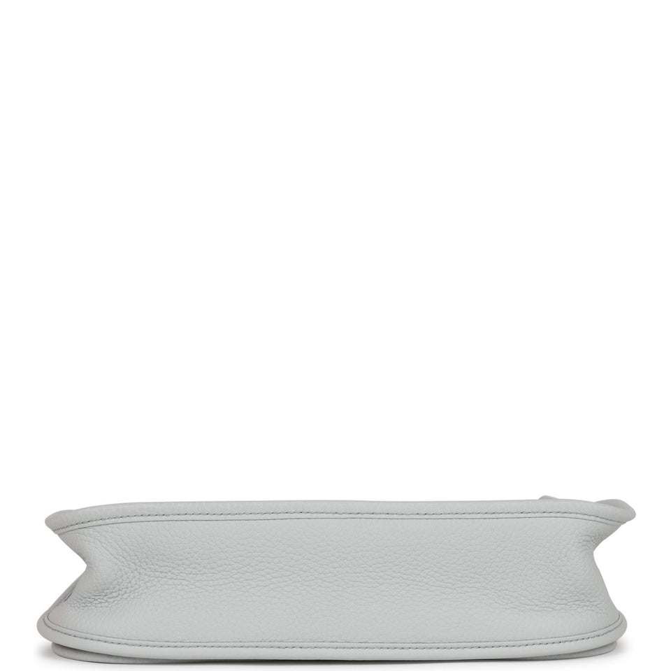 Hermes Evelyne III PM Bleu Pale Clemence Gold Hardware