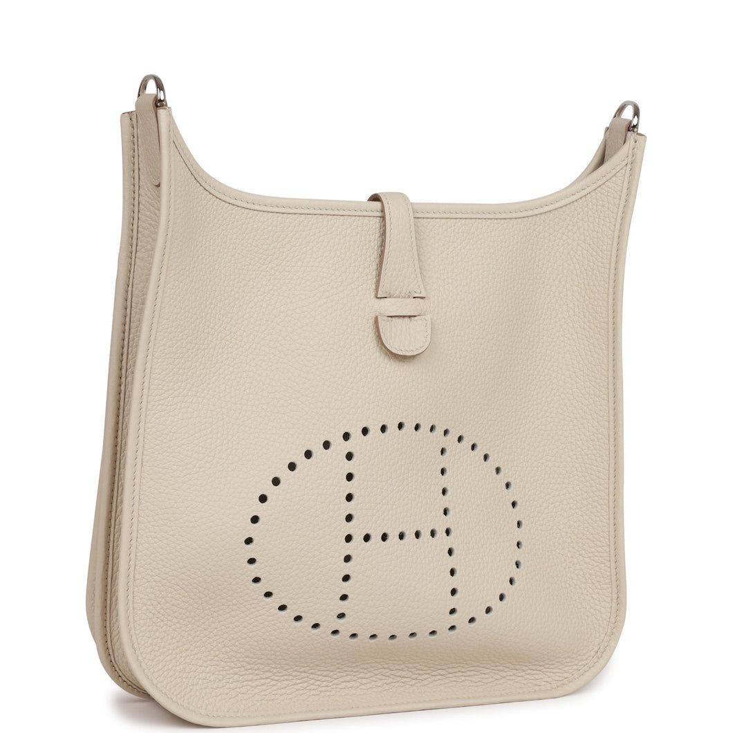 Hermes Evelyne III PM Beton Clemence Palladium Hardware
