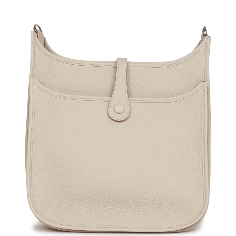 Hermes Evelyne III PM Beton Clemence Palladium Hardware