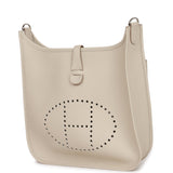 Hermes Evelyne III PM Beton Clemence Palladium Hardware
