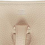 Hermes Evelyne III PM Beton Clemence Palladium Hardware