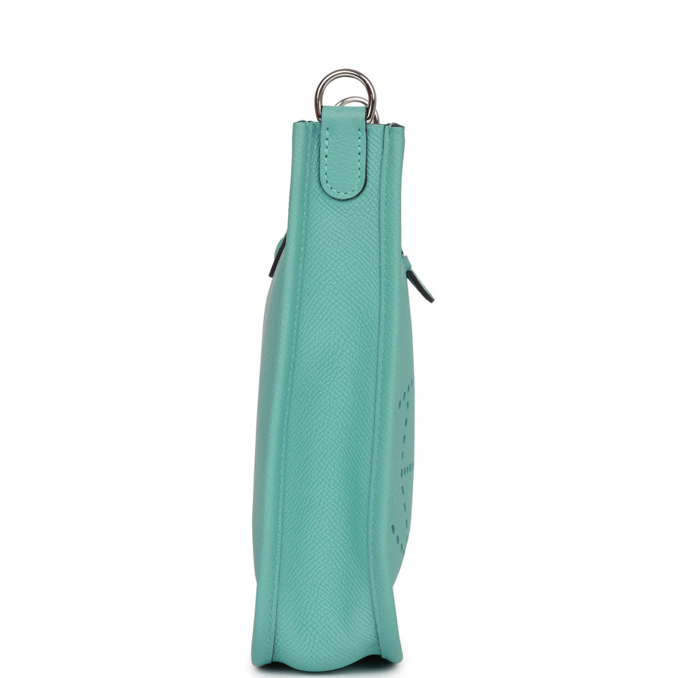 Hermes Evelyne TPM Bleu Atoll Epsom Palladium Hardware