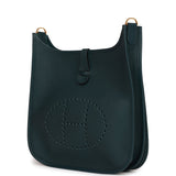 Hermes Evelyne III PM Vert Cypress Clemence Gold Hardware
