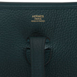 Hermes Evelyne III PM Vert Cypress Clemence Gold Hardware