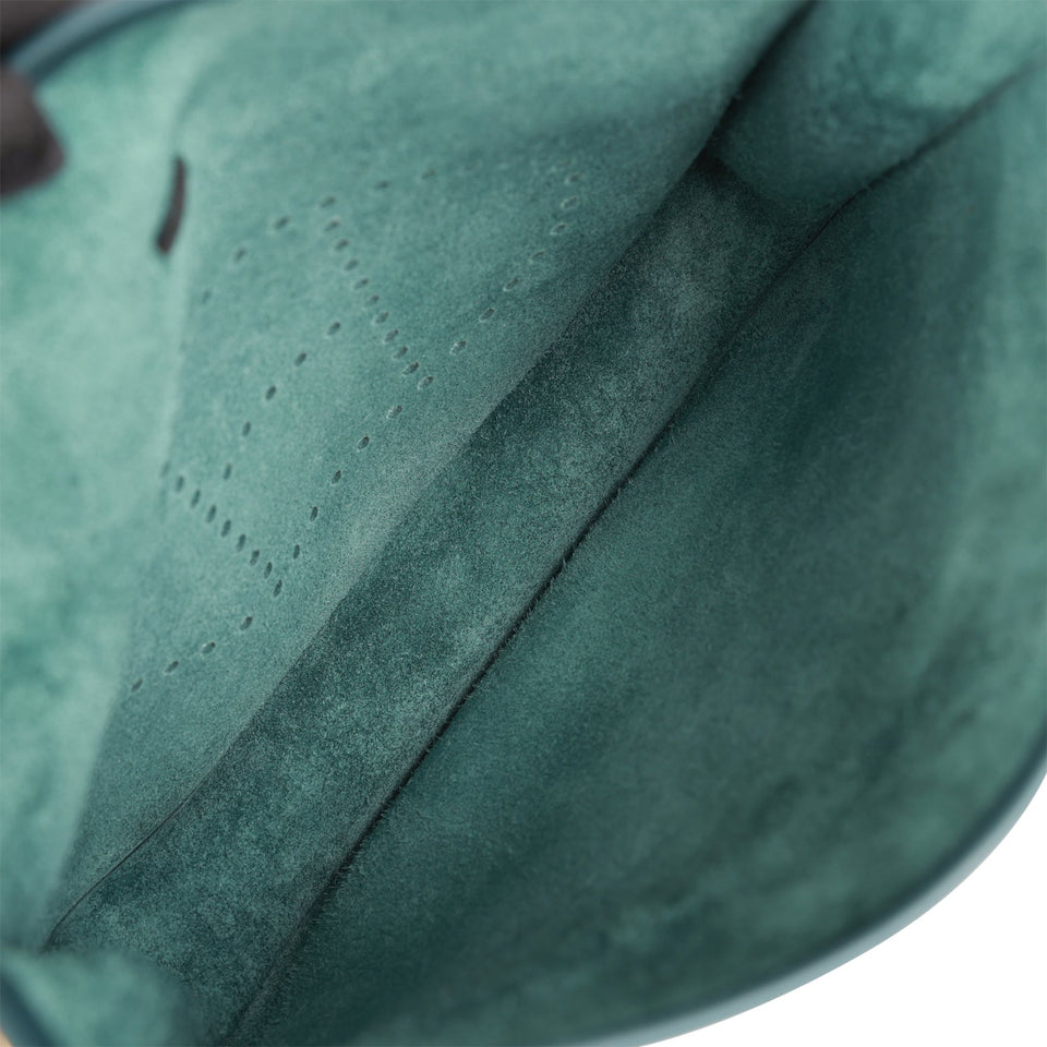 Hermes Evelyne III PM Vert Cypress Clemence Gold Hardware