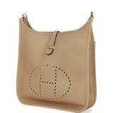 Hermes Evelyne III PM Trench Clemence Gold Hardware