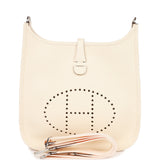 Hermes Evelyne III PM Nata Clemence Palladium Hardware