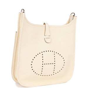 Hermes Evelyne III PM Nata Clemence Palladium Hardware