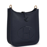 Hermes Evelyne TPM Bleu Nuit Clemence Gold Hardware
