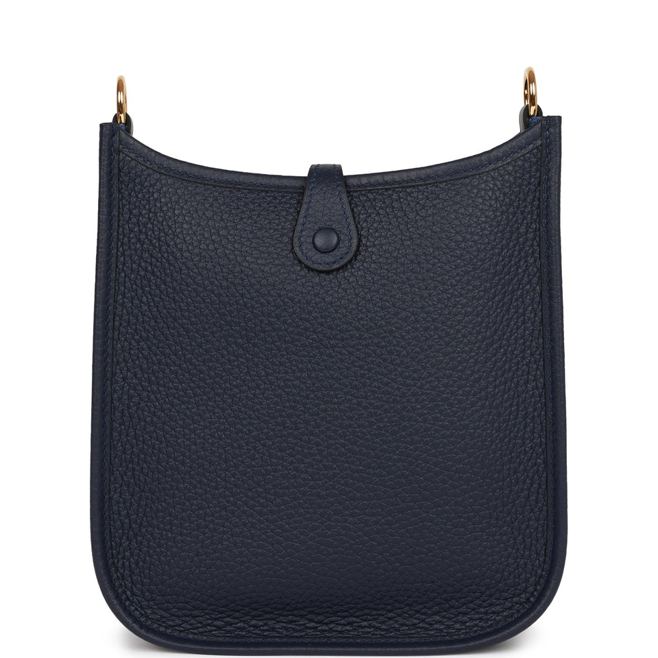 Hermes Evelyne TPM Bleu Nuit Clemence Gold Hardware