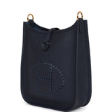 Hermes Evelyne TPM Bleu Nuit Clemence Gold Hardware