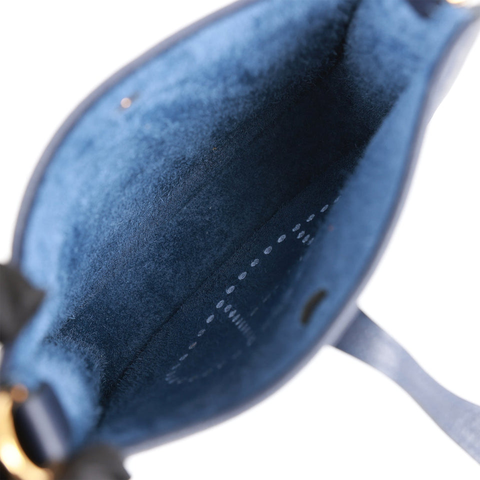 Hermes Evelyne TPM Bleu Nuit Clemence Gold Hardware