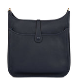 Hermes Evelyne III PM Bleu Nuit Clemence Gold Hardware