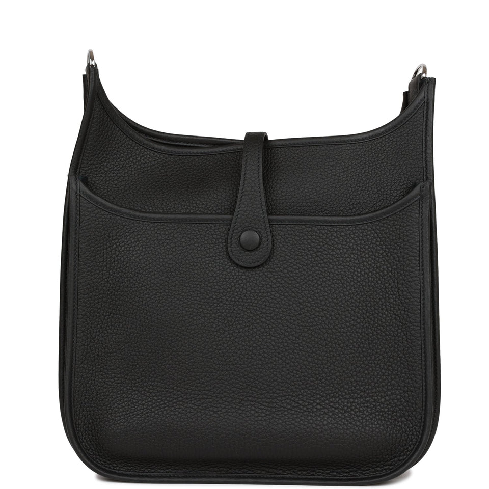 Hermes Evelyne III PM Black Clemence Palladium Hardware