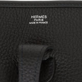 Hermes Evelyne III PM Black Clemence Palladium Hardware