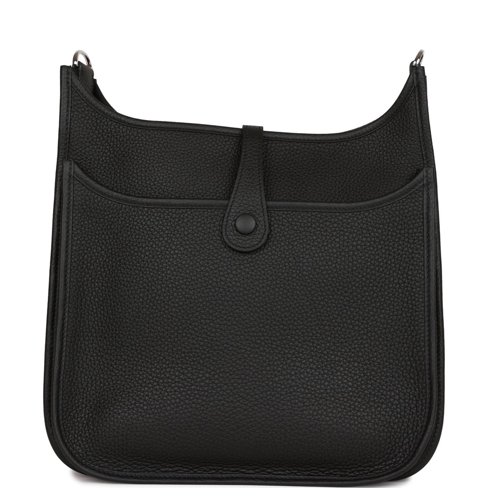 Hermes Evelyne III PM Black Clemence Palladium Hardware