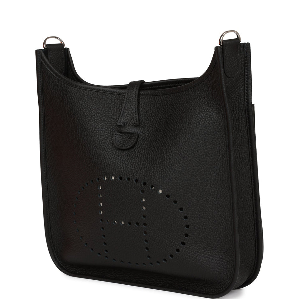 Hermes Evelyne III PM Black Clemence Palladium Hardware