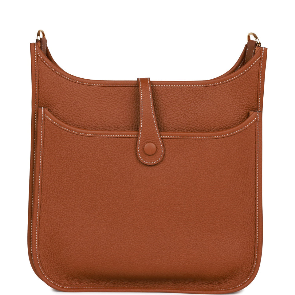 Hermes Evelyne III PM Gold Clemence Gold Hardware