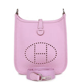 Hermes Evelyne TPM Mauve Sylvestre Clemence Palladium Hardware