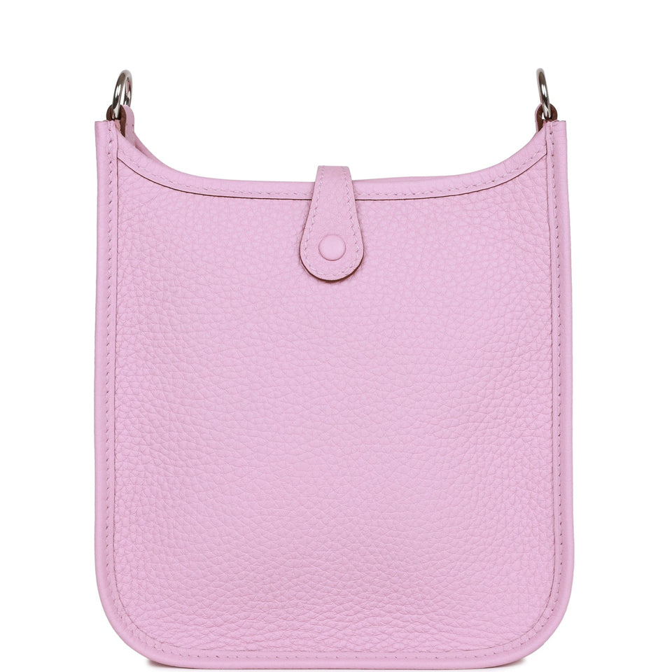 Hermes Evelyne TPM Mauve Sylvestre Clemence Palladium Hardware