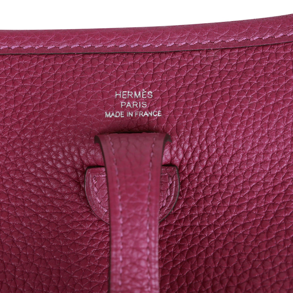 Hermes Evelyne TPM Anemone Clemence Palladium Hardware