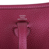 Hermes Evelyne TPM Anemone Clemence Palladium Hardware