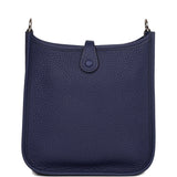 Hermes Evelyne TPM Bleu Encre Clemence Palladium Hardware