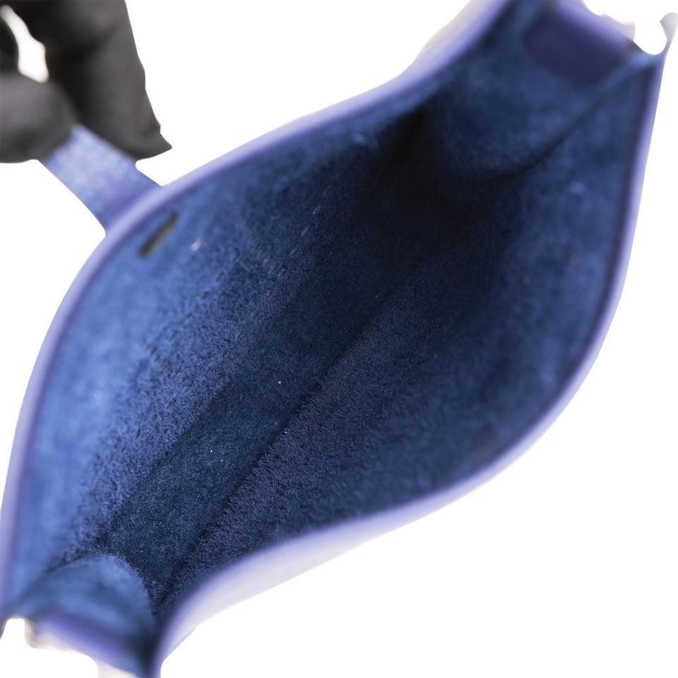 Hermes Evelyne TPM Bleu Encre Clemence Palladium Hardware