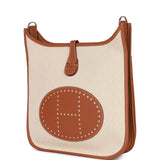 Hermes Evelyne III PM Gold Clemence and Toile Palladium Hardware