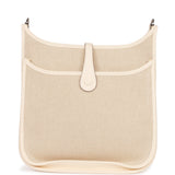 Hermes Evelyne III PM Nata Clemence and Toile Palladium Hardware