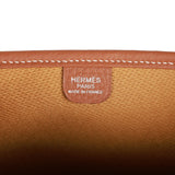 Hermes Evelyne III PM Gold Clemence and Toile Palladium Hardware