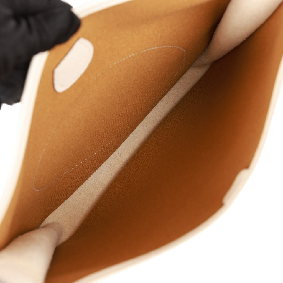 Hermes Evelyne III PM Nata Clemence and Toile Palladium Hardware