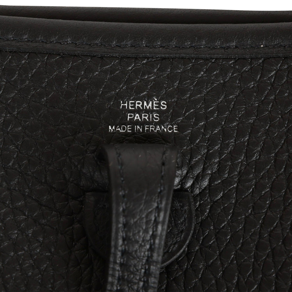 Hermes Evelyne TPM Black Clemence Palladium Hardware
