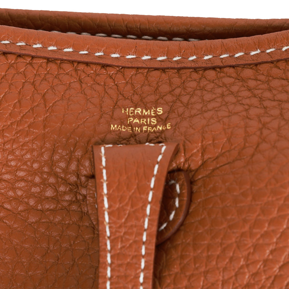 Hermes Evelyne TPM Gold Clemence Gold Hardware