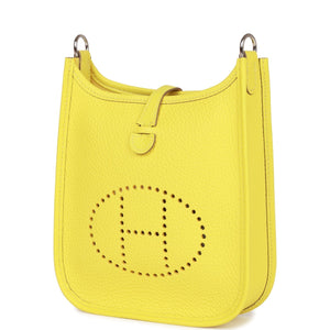 Hermes Evelyne TPM Lime Clemence Palladium Hardware