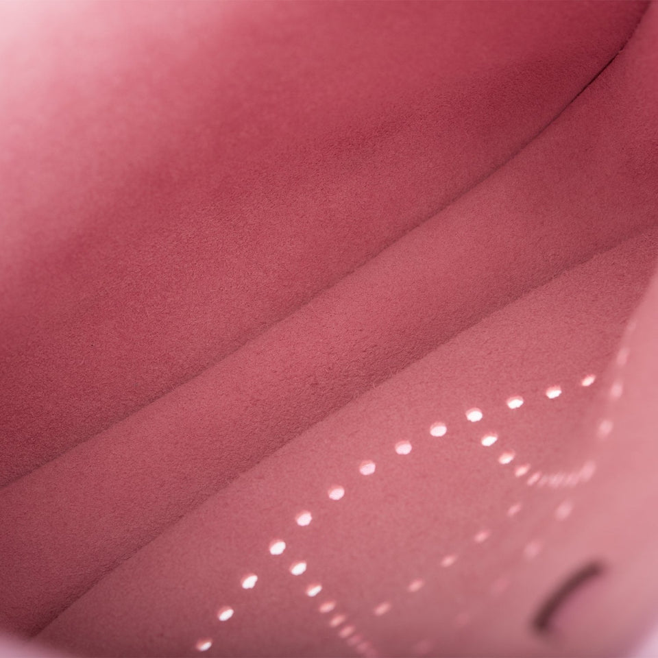 Hermes Evelyne III PM Mauve Sylvestre Clemence Palladium Hardware