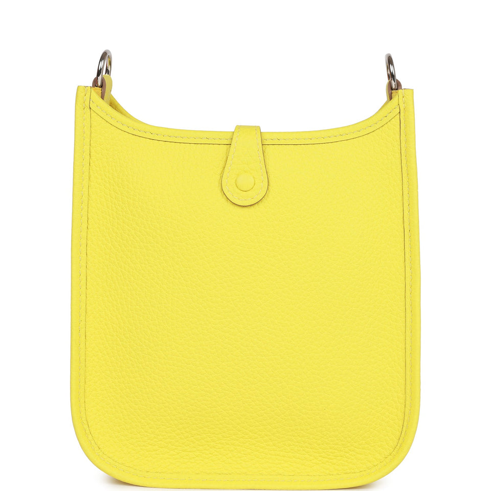 Hermes Evelyne TPM Lime Clemence Palladium Hardware