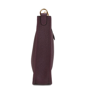 Hermes Evelyne TPM Cassis Clemence Gold Hardware