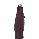 Hermes Evelyne TPM Cassis Clemence Gold Hardware