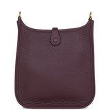 Hermes Evelyne TPM Cassis Clemence Gold Hardware