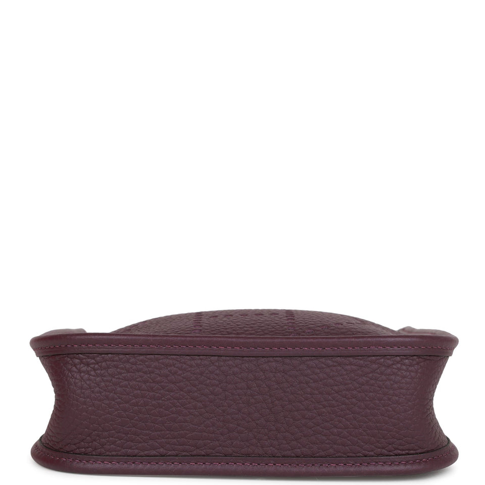 Hermes Evelyne TPM Cassis Clemence Gold Hardware