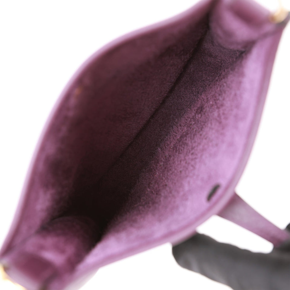 Hermes Evelyne TPM Cassis Clemence Gold Hardware