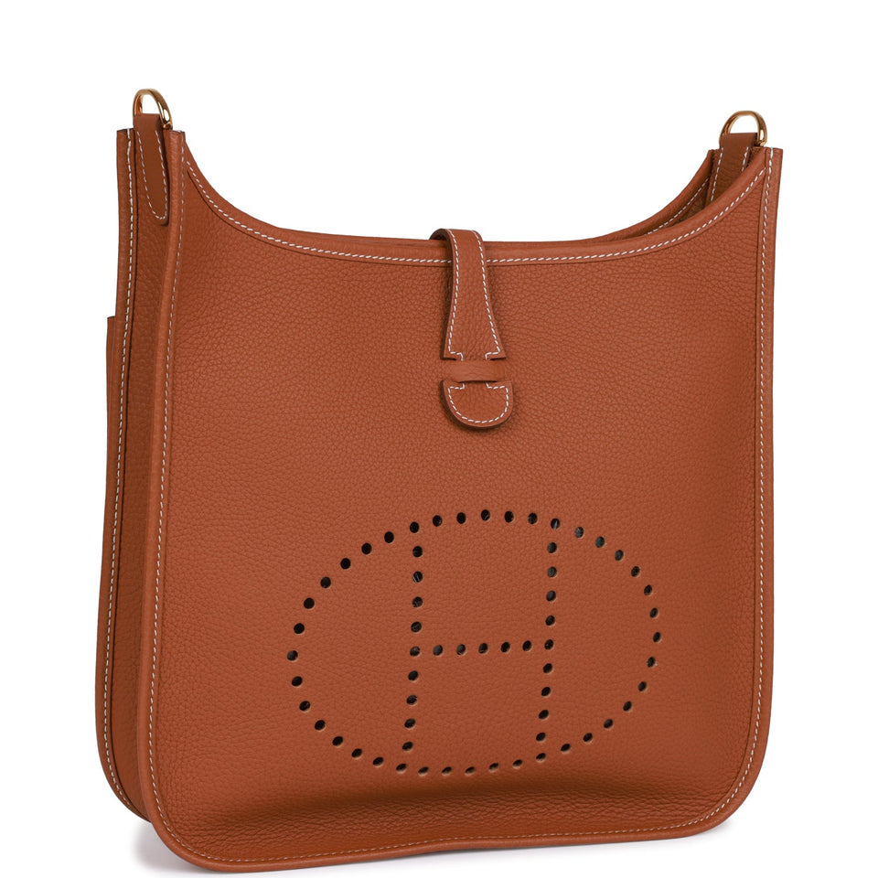 Hermes Evelyne III PM Gold Clemence Gold Hardware