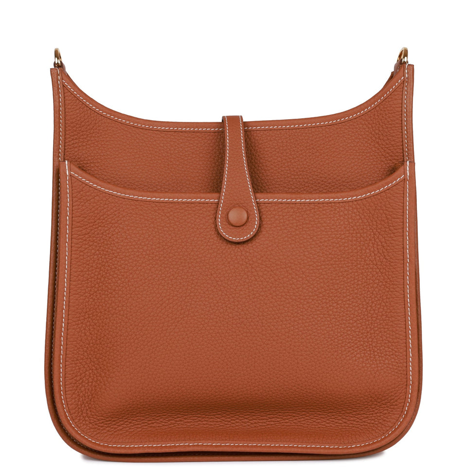 Hermes Evelyne III PM Gold Clemence Gold Hardware