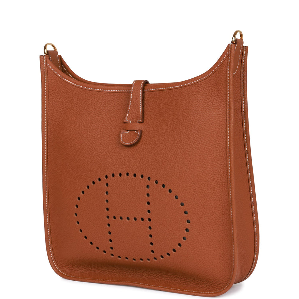 Hermes Evelyne III PM Gold Clemence Gold Hardware