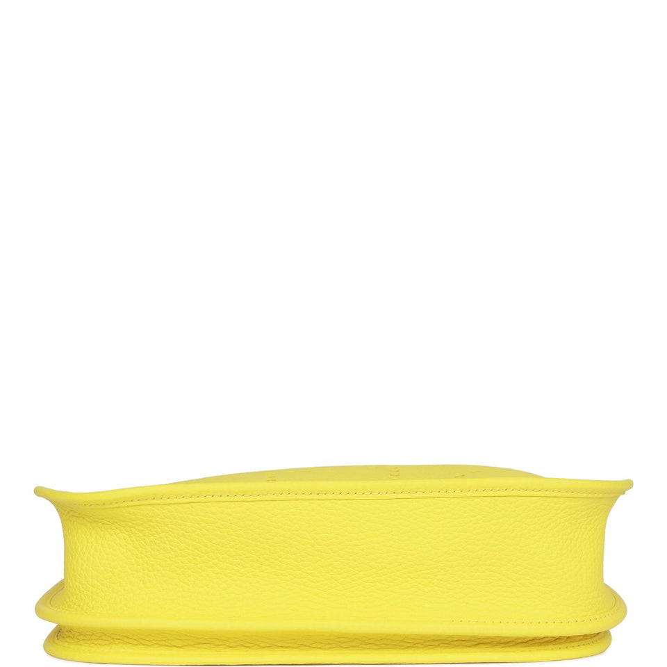 Hermes Evelyne III PM Lime Clemence Palladium Hardware