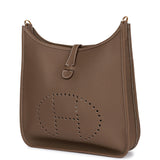 Hermes Evelyne III PM Etoupe Clemence Gold Hardware