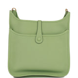 Hermes Evelyne III PM Vert Criquet Clemence Gold Hardware