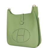 Hermes Evelyne III PM Vert Criquet Clemence Gold Hardware