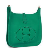 Hermes Evelyne III PM Vert Jade Clemence Gold Hardware